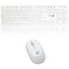 Simpletek Tastiera QWERTY Spagnolo wireless M&K SPAGNOLA Kit Mouse and Keyboard - refurbished