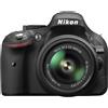 Nikon Reflex D5200 - Nero + Nikon Nikkor AF-S DX 18-55mm f/3.5-5.6 G VR II f/3.5-5.6, good