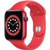 Apple Watch Series 6 (2020) GPS 44 mm - Alluminio Rosso - Cinturino Sport Rosso, fair