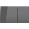 GEBERIT Placca di Comando Geberit Sigma 70 Vetro Lava 115.622.JK.1