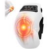 Ysislybin Massaggiatore per Ginocchio Senza Fili Ricaricabile con 3 Riscaldamento e Vibrazione, Wireless per Artrite, Gonfiore, Lesioni Muscolari