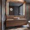 FORAM Specchio LED sala da Bagno Retroiluminato con illuminazione 120x70 cm Claire - su Misura - Personalizzabile - moderno specchi con illuminazione, retroilluminato