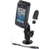 RAM MOUNT SUPPORTO AQUABOX IMPERMEABILE PER SUPERFICIE PIANA PER BARCA CAMPER RAM-MOUNT RAM-B-138-AQ7-1U PER IPHONE 4 e 4s