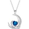 J.MUEN Collana Donna Argento 925 Collane di gioielli donna - Regali originali per Natale,compleanno,anniversario e Festa della Mamma,ideali per moglie,mamma,fidanzata e amici