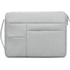 HYZUO 13,3-14 Pollici Borsa per Laptop per MacBook Pro 14, MacBook Air/Pro 13, 13,8/13,5 Surface Laptop/Book, Custodia Protettiva per 13 HP Dell Lenovo ThinkPad Asus Acer Samsung, Grigio Chiaro