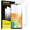 Viojrlra 3 Pezzi, Vetro Temperato per Samsung Galaxy A33 5G /A22 4G, 9H Durezza HD Trasparente Pellicola Prottetiva, Anti Graffio, Anti-Impronte, Senza Bolle, Ultra Resistente Protezione Schermo