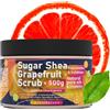 Poola & Bloom Esfoliante Corpo Scrub Post Laser con Zucchero Bianco e Profumo di Pompelmo 500g - Tripla Idratazione per Rivitalizzare la Pelle Secca, Peeling Delicato per un Aspetto