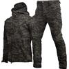 LDZYXY Black Friday 2024 Offerte Oggi: Tuta da Sci Outdoor da Uomo 2 Pezzi Tute Snowboard Tuta Combattimento Abbigliamento Militare Moda Invernale Impermeabile Mantieni Caldo Giacca Sci + (W0115-A-Black, L)