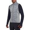 TCA Excel Runner Gilet da Corsa da Uomo Sportivo Termico con Tasche Zip - Grigio Chiaro, S