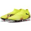 PUMA Future 8 PRO FG/AG, Scarpe da Calcio Unisex-Adulto, Black Silver-Fluo Green, 41 EU