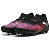 PUMA Future 8 Match MG, Scarpe da Calcio Unisex-Adulto, Black White-Glowing Red, 43 EU