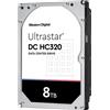 Western Digital Ultrastar DC HC320 disco rigido interno 8 TB 7200 Giri/min 256 MB 3.5 Serial ATA III (ULTRASTAR 8TB 3,5 SATA - **New Retail** Warranty: 12M) [HUS728T8TALE6L4]