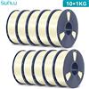 SUNLU 10KG/22LBS PLA META PLAPLUS PETG Matte SILK ABS 1.75mm filamento