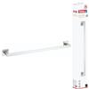 Tesa Exxclusiv Porta Asciugamani ad Anello, Autoadesivo, Look Acciaio Inox, Design Raffinato, Inox Assicurato, 156mm x 185mm x 45mm