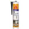 SIKA - SikaSeal-110 Falegnameria & Vetri, Nero, Sigillante Silicone Neutro Professionale: Calafataggio di giunti di costruzione e falegnamerie, Multi-staffe, 300 ml