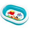 Intex Piscina Fuori Terra Gonfiabile Piscina Esterna per Bambini da Giardino Ovale 163x107x46h cm - 57482 Baby