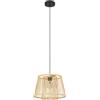Eglo Leuchten my light Sospensione a 1 luce Hykeham in stile rattan-legno 1XE27 43852/20