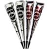 HANUMAN STORE Golecha Deezee 4 x 25 g, marrone e nero, senza PPD, senza ammoniaca