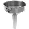 KOFUN Imbuto pratico in acciaio inox bocca larga riempimento liquido olio di vino imbuto cucina casa strumenti da appendere 10 cm