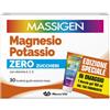 Massigen Magnesio E Potassio Zero Zuccheri 30 Bustine + 1 Doccia Gel 150 ml Omaggio