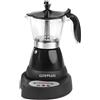 G3 Ferrari Risveglio espresso G10045 Moka Elettrica Programmabile, 400 W, 3 Cups, Display LED, Controllo Elettronico, Alluminio, Nero