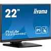 iiyama ProLite T2254MSC-B1AG Monitor PC 54,6 cm (21.5') 1920 x 1080 Pixel Full HD LED Touch screen Nero