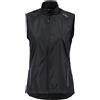 Cmp Woman Vest Gilet Antivento Sfoderato Nero Donna