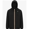 K-Way Rainer Light Spacer Black Pure Felpa Tech Zip Capp. Uomo