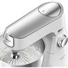 Kenwood Chef Baker PopTop Cover KAT65.000SI, Compatibile con Titanium Chef Baker XL 5 & 7L o Titanium Chef Baker 3.5L & 5L, Accessorio Impastatrice Planetaria, Plastica, Argento Ghiaccio