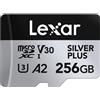 DJI Lexar PROFESSIONAL microSDXC 256GB 205MB/s A2 V30 Memory Card per Droni