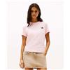 Tommy Jeans T-shirt girocollo con distintivo Tommy Donna