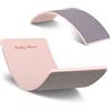 KiddyMoon Tavola Di Equilibrio In Legno Per Bambini Montessori, Rosa