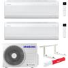 Samsung Climatizzatore Samsung Windfree Avant S2 Wi-fi Dual split inverter 7000+18000 btu gas R32 (U.E. AJ052TXJ3KG/EU) + OMAGGIO