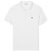 LACOSTE Polo Uomo Bianco in Cotone Pima