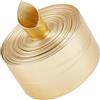 GORGECRAFT 5m*40mm Cinghie di Cuoio Metallizzate Oro Striscia di Cuoio Piatto Lucido Largo Spogliarellista di Pizzo in Pelle Lucida Nastro di Perline Forniture in Pelle A Doppia Faccia Cavo Finto
