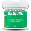 Idropittura traspirante a base di resine SANAMUFFA IDROPITTURA ANTIMUFFA TRASPIRANTE 13LT