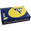 Clairefontaine Ries 1029C - Carta per stampante/fotocopiatrice Trophee, colori intensi, DIN A4, 160 g, 250 fogli, giallo canarino, 1 ries