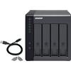 QNAP NAS 4 Bay 2.5/3.5" Enclosure HDD/SSD colore Nero TR-004
