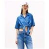 Tommy Jeans Camicia a maniche corte con lacci Donna