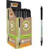 BIC SCATOLA 50 PENNE A SFERA SCATTO ECOlutions NERO 1.0MM BIC