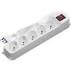 Aigostar Ciabatta multipresa elettrica 5 posti con cavo da 3m - Spina 16A e 5 Prese Schuko+Bipasso Aigostar
