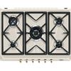 SMEG Piano Cottura a Gas, Estetica Coloniale, 70 cm, 5 Fuochi, Avena - SRV876AVOGH2