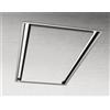 ELICA Cappa a Soffitto, Linea ILLUSION NO MOTOR PAINT/A/100, NO MOTORE, Cartongesso Non Incluso, 100 cm, Classe Energetica A, Rivestibile + Cornice Acciaio Inox - PRF0146252A
