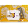SINGER Macchina da Cucire automatica, 34 funzioni, Bianco e viola - M3505