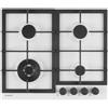 SCHOCK Piano cottura da 60X50 cm, 4 Fuochi gas, Serie PROFESSIONAL PC 60 1T, Bianco opaco -STR64THWH-