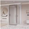 Olimpo Docce Box doccia 3 lati a porta battente opaco h195 6mm adele