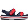CROCS CROCBAND CRUISER SANDALT KID BLEU MARINE ROUGE UNIVERSITAIRE 209424-4OT