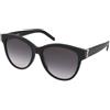 Saint Laurent SL M107 002 | Occhiali da Sole Graduati o Non Graduati | Prova Online | Plastica | Tondi, Cat Eye, Ovali / Ellittici | Nero | Adrialenti