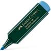 Faber-Castell 154851 - Evidenziatore Textliner 48, ricaricabile, blu, 1 pezzo