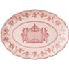 Guzzini Vassoio ovale piccolo in melamina Josephine Table Decor Rosa Polvere